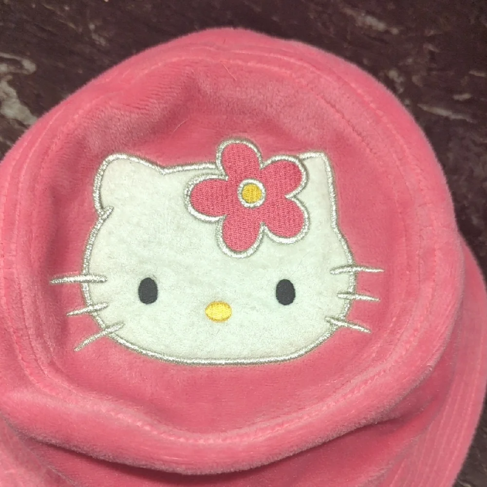 Y2K Sanrio Hello Kitty Bucket Hat Pink Kitty Lover Party Dress up Statement